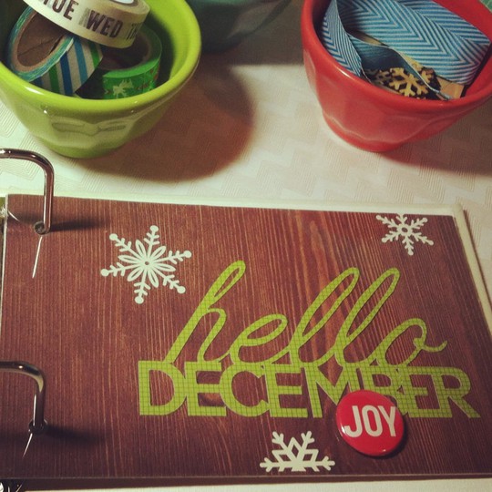 December Daily 2012: Title Page