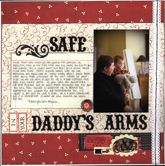 safe in your daddy's arms