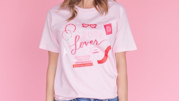 Book Lover Icons - Pippi Tee - Blush gallery