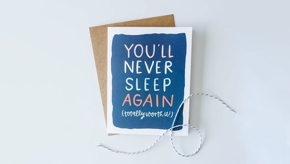 Never Sleep Again Greeting Card gallery