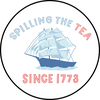 Spilling The Tea Large Ceramic Mug 