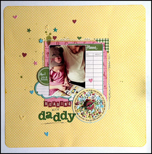 Reading With Daddy - NSD challenge (Confetti)