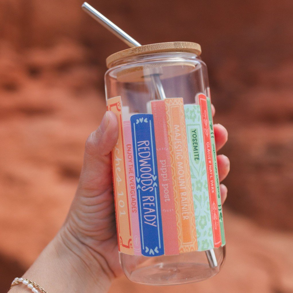 National Parks Books Glass Can item
