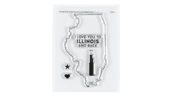 Stamp Set : 3x4 I Love Illinois by Hello Forever gallery