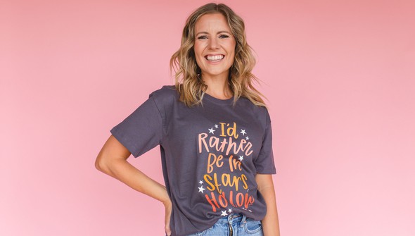 I'd Rather Be In SH - Pippi Tee - Dark Gray gallery