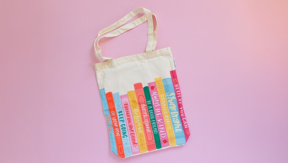 Affirmations Books Tote Bag gallery