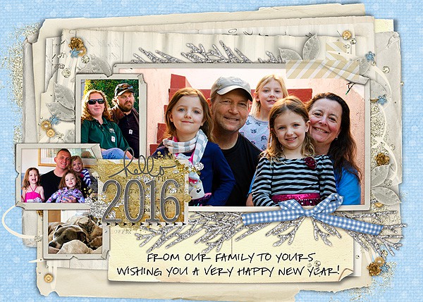 2016 Happy New Year's card