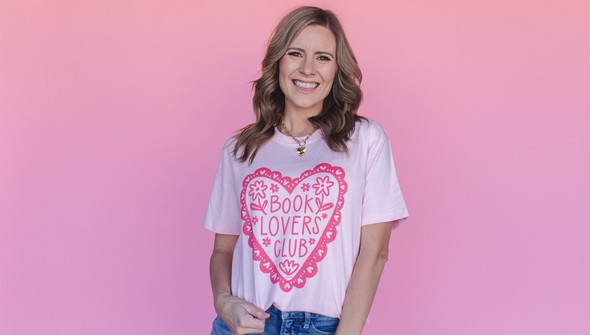 Book Lovers Club - Pippi Tee - Blush gallery