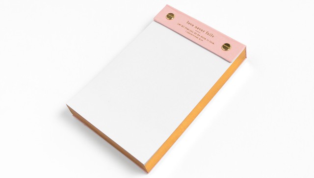 Desktop Notepad - Love Never Fails, 2 of 3