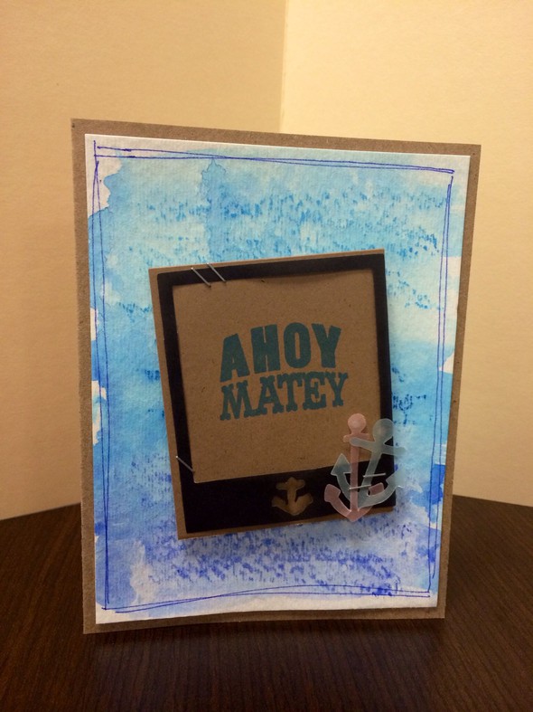 "Ahoy matey" anchor Card by JennilynFT gallery