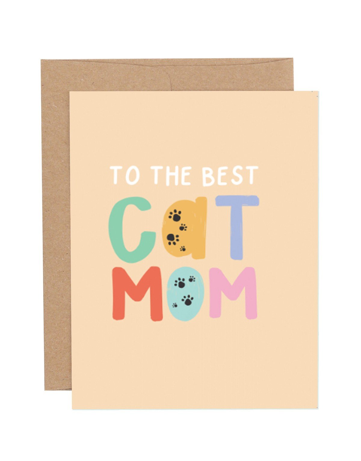 Best Cat Mom Greeting Card item