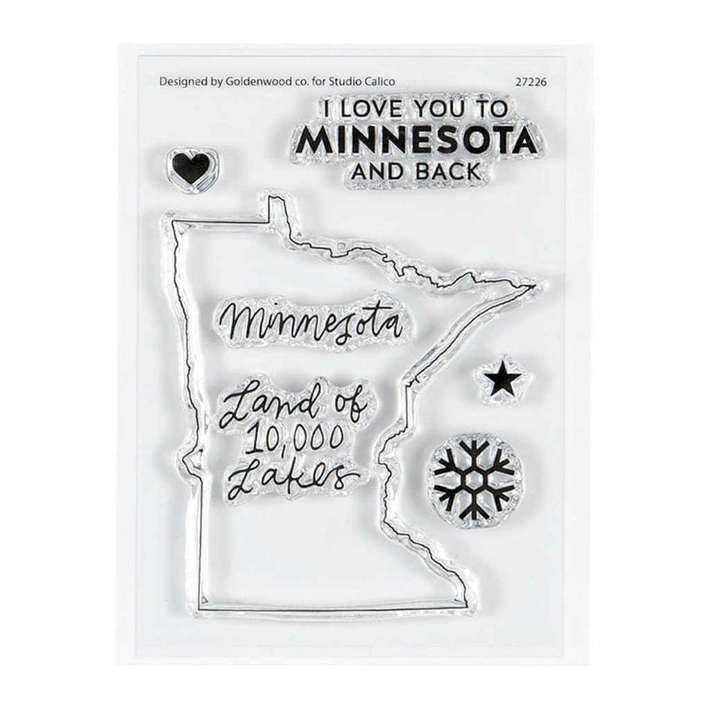 Stamp Set : 3x4 I Love Minnesota by Hello Forever item