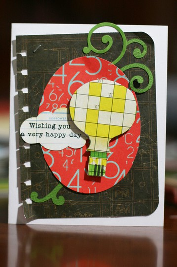 "Wishing you a very happy day" Card