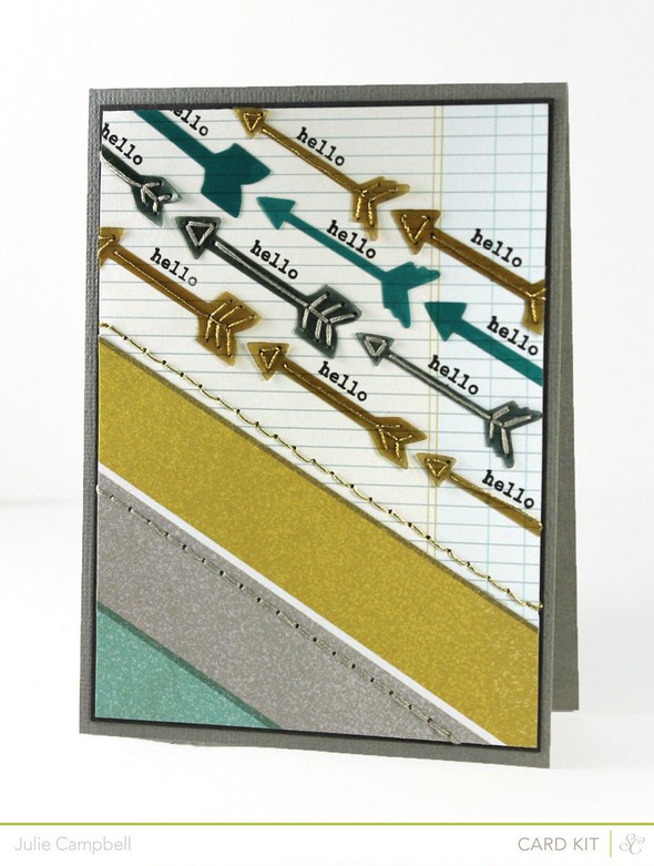 Stitched Arrows Card by JulieCampbell gallery