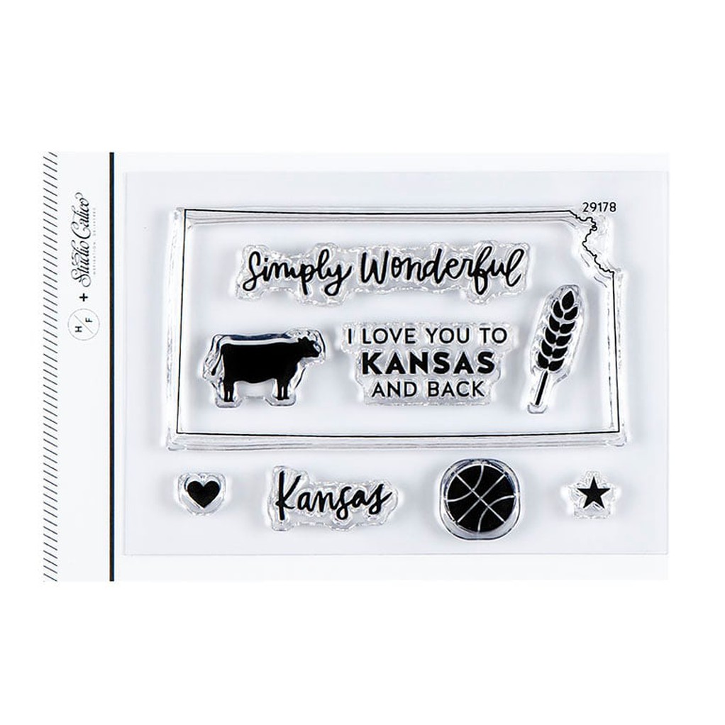 Stamp Set : 3x4 I Love Kansas by Hello Forever item