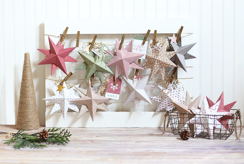 Yuletide Paper Ornaments