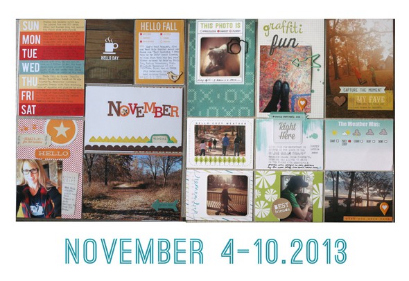Project Life November 4-10.13 *Design G & B page protectors by SuzMannecke gallery
