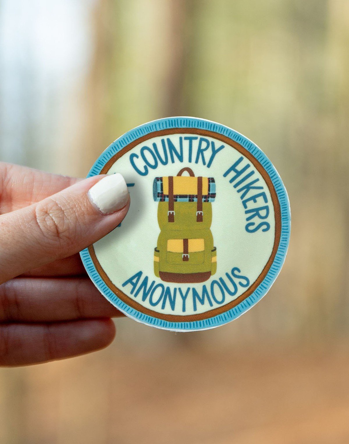 Back Country Hikers Decal item