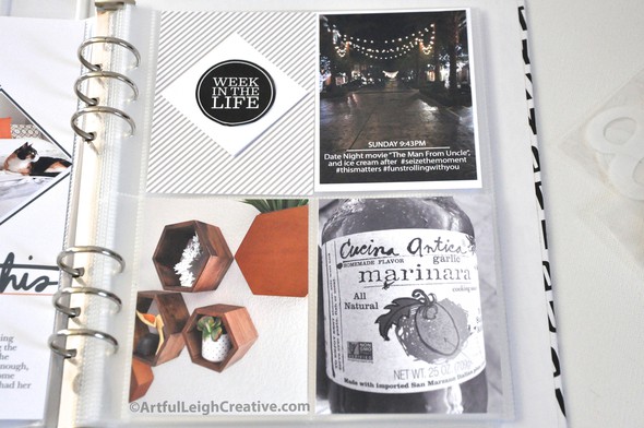 2015 Week In The Life™ 6x8 Project Life Album: Page One #SCchallenge Grids by scrappyleigh gallery