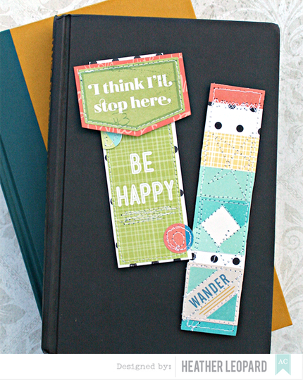 Bookmarks by heather leopard american crafts
