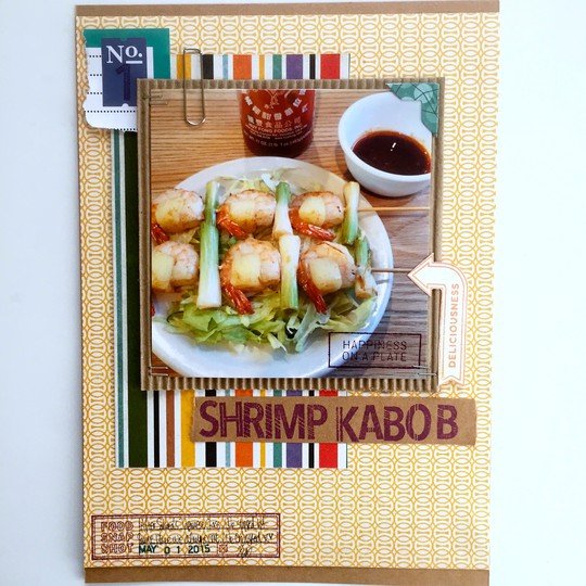 6×8 food  layout!!Shrimp Kabob