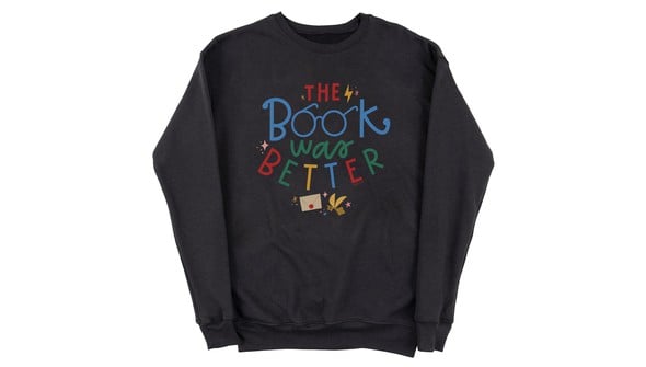 The Book Was Better : Wizard Edition - Sweatshirt - Dark Gray gallery