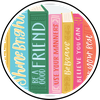 Affirmations Books Tote Bag