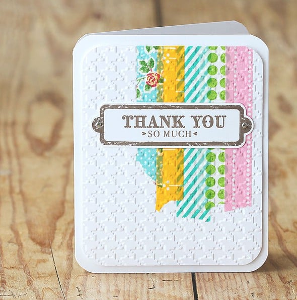 houndstooth embossed washi by sideoats gallery