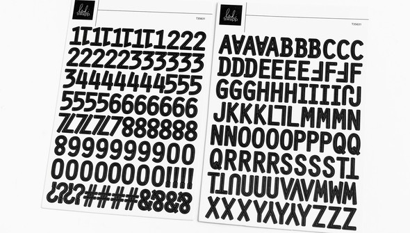Jamestown Alpha Stickers - Black gallery