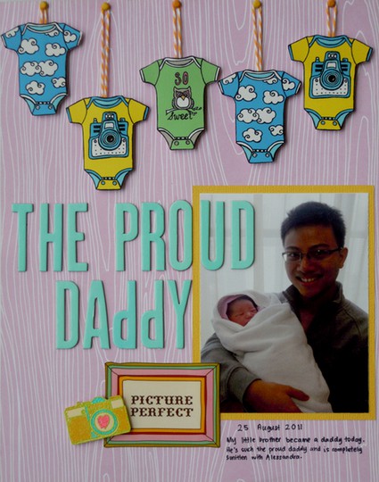 The proud daddy
