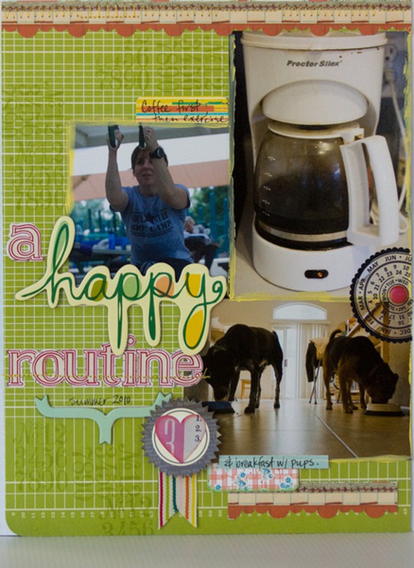 A Happy Routine -Nik's Weekly Challenge!  by scrapally gallery
