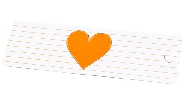 Tuck Cards - Heart gallery