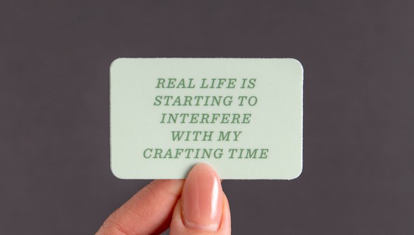 Real Life Is Starting To Interfere Decal Sticker gallery