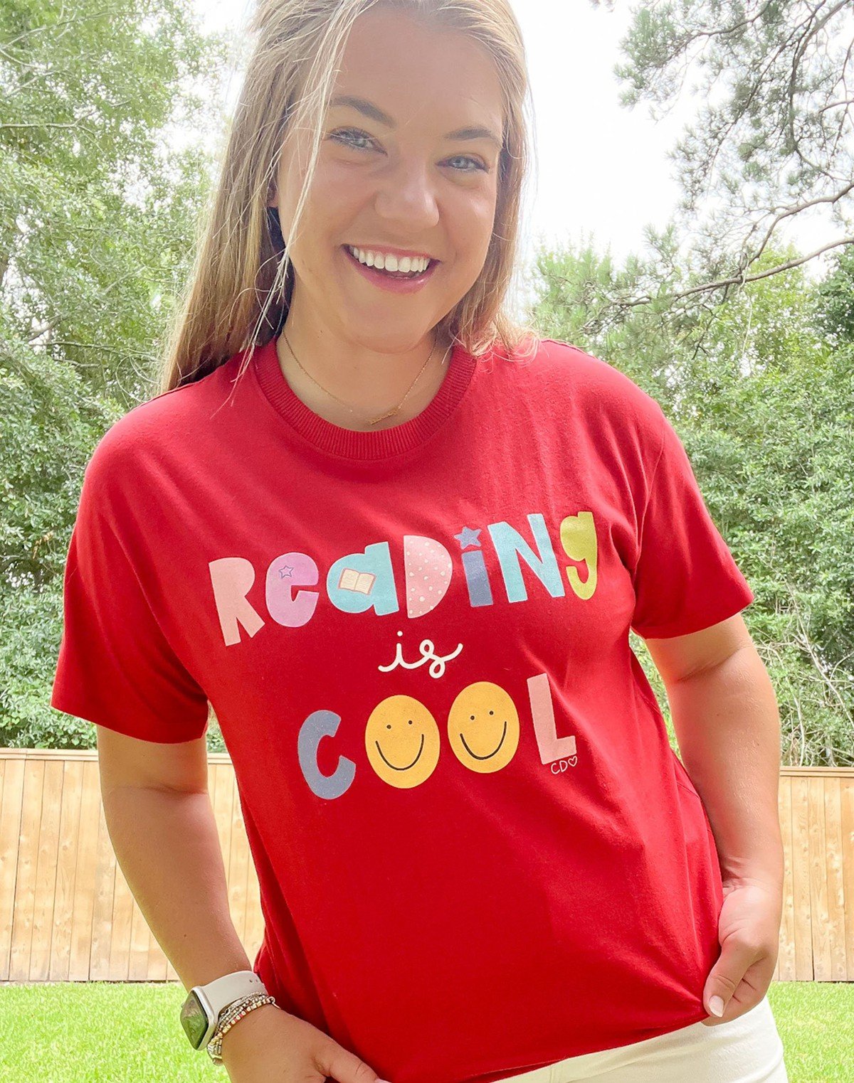 Reading Is Cool Callie Tee - Red item