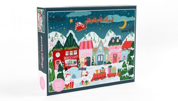 Santa's Village - 500 Piece Holiday Jigsaw Puzzle gallery