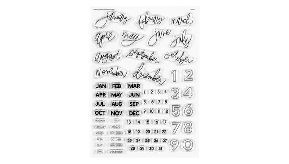 Stamp Set : 6×8 Calendar Creator  gallery