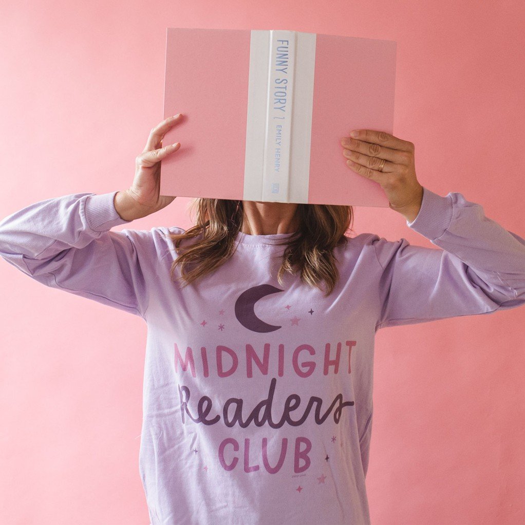 Midnight Readers Club - Pippi Long-Sleeve Tee - Lilac item