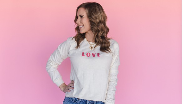 All You Need Is Love And Books Long-Sleeve Tee - Natural gallery