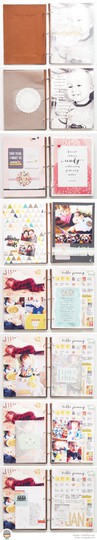 Jan 2015 Project Life Memory Book Pages