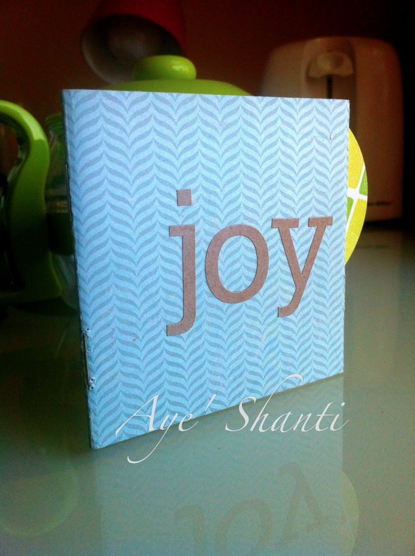 "Joy" Matchbook Mini Book  by Shanti gallery