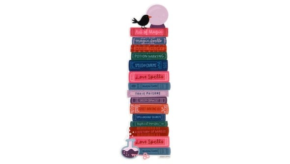 Spooky Book Stack Transparent Bookmark gallery