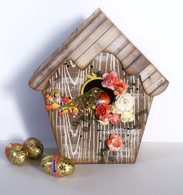 Easter egg bird house packaging :) by Saneli gallery