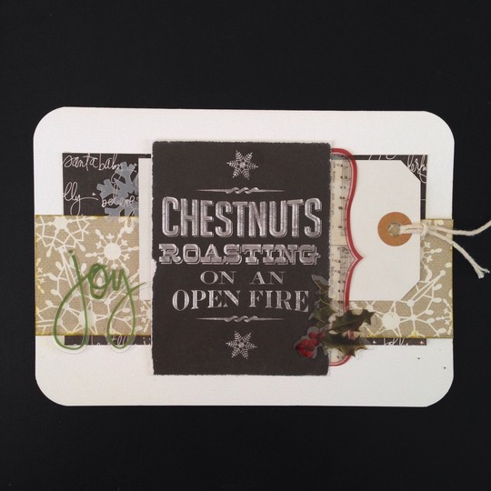 Chestnuts Roasting on an Open Fire Christmas card