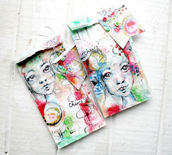 Hand Painted Gift Bags by soapHOUSEmama gallery