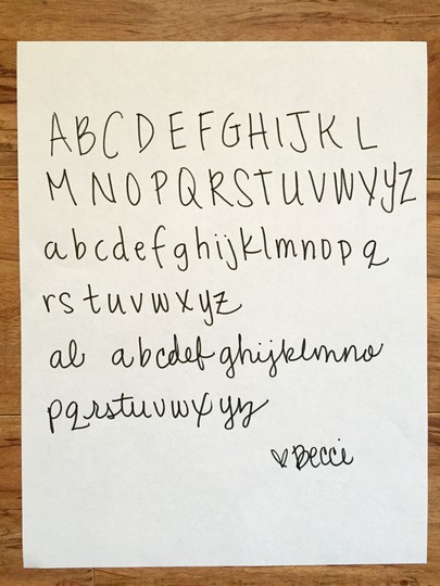 Love Your Lettering - Assignment #1