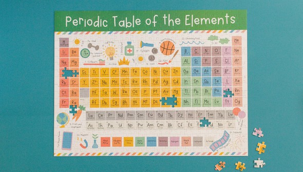 Periodic Table - 500 Piece Educational Jigsaw Puzzle gallery