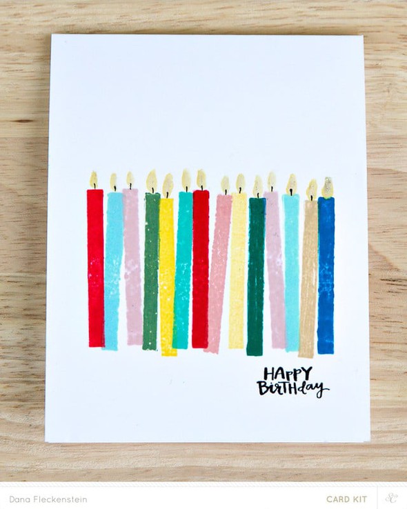 Candles Birthday Card by pixnglue gallery