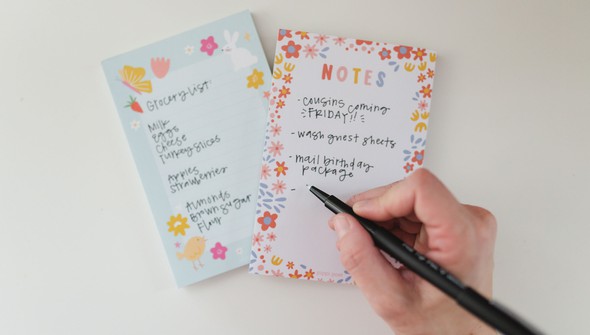 Floral Notes Notepad gallery