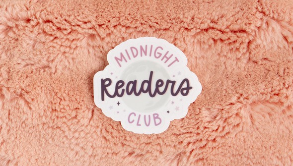 Midnight Readers Club Clear Decal Sticker gallery