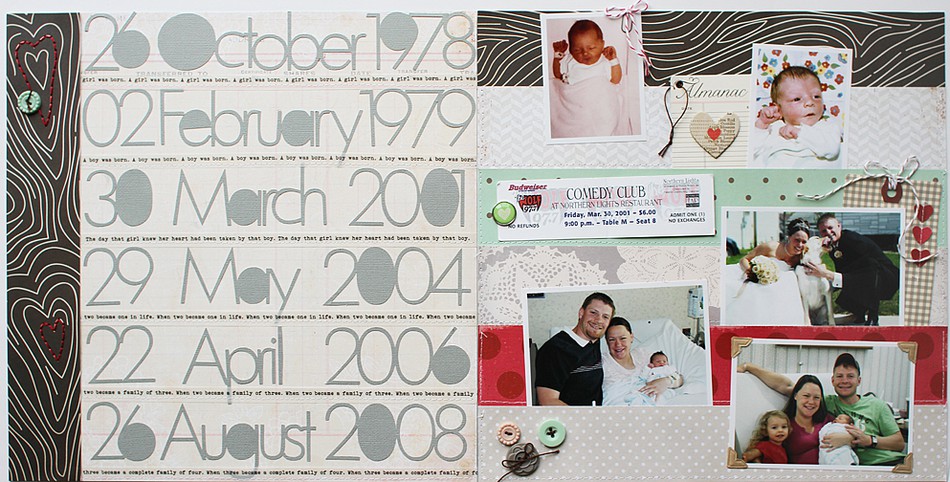 Family Timeline *As seen in Creating Keepsakes Sept/Oct 2012*